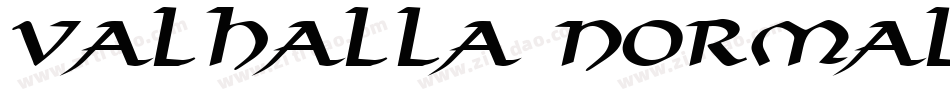 Valhalla Normal字体转换